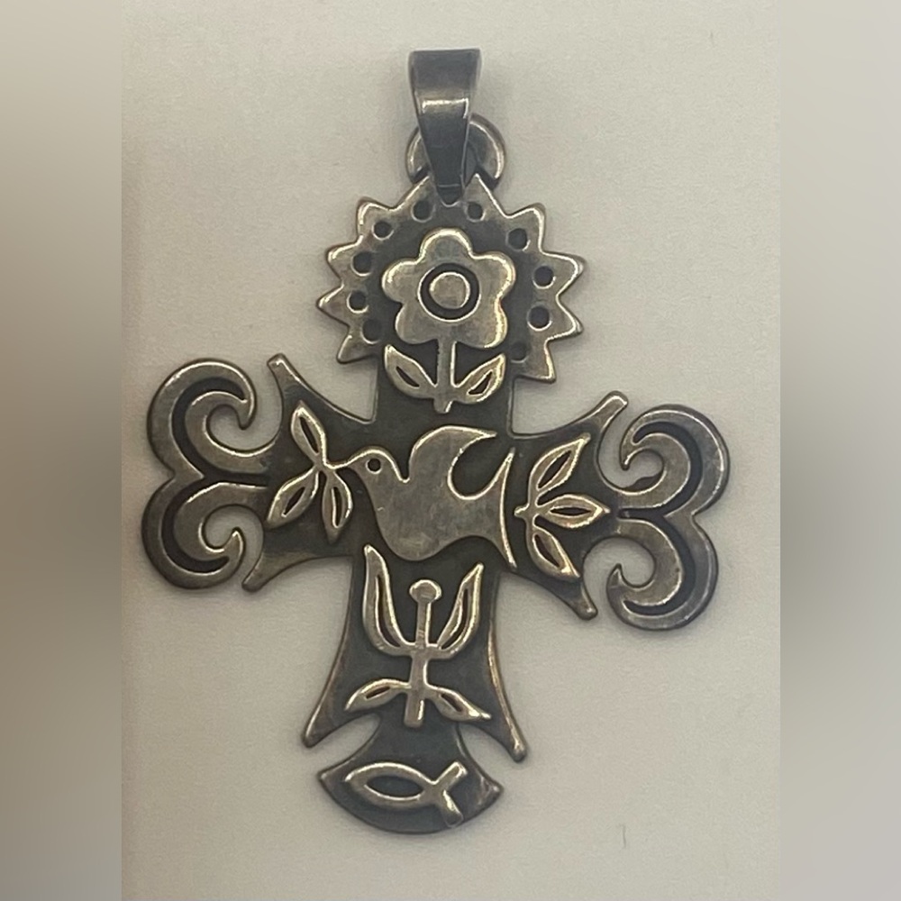 ⭐️JAMES AVERY⭐️ Retired Sterling Silver La Primavera Cross Small Pendant